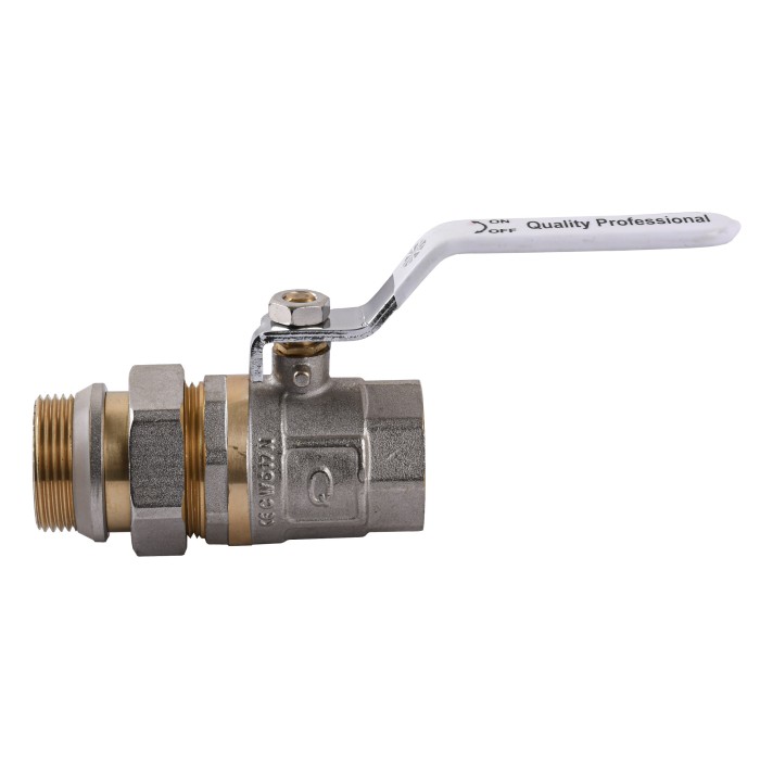 Кран кульовий з американкою Q PROFESSIONAL QP003 PN40 1 1/4″ Кран кульовий з американкою Q PROFESSIONAL QP003 PN40 1 1/4″