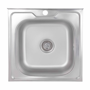 Кухонна мийка Brinex 5050 0,6 мм Satin (BRIN5050SAT06)