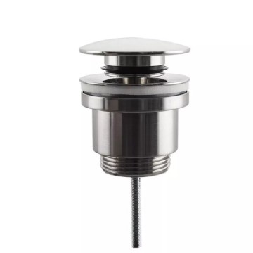 Донний клапан Frap F62-5, автомат, 1 1/4", сатин