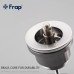 Донний клапан Frap F62-5, автомат, 1 1/4", сатин