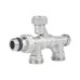 Кран радіаторний комбінований Icma 1/2" х3/4", нижнє підключення №877