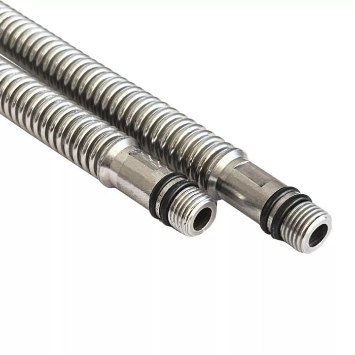 Шланг підведення WEG (КРАТНО 2 шт) М 10*1/2" 1.0 м (W-69) {200}