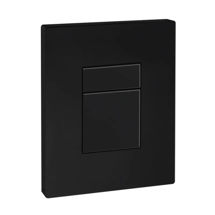 Панель змиву Koer KT-0607-05 157x198x10mm пластикова, кнопка квадратна (колір чорний матовий) (KR5346) Панель змиву Koer KT-0607-05 157x198x10mm пластикова, кнопка квадратна (колір чорний матовий) (KR5346)