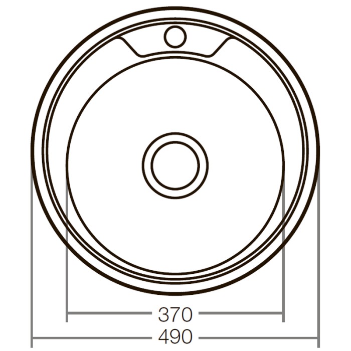 Мийка кухонна ZERIX Z490-06-170E (satin) (ZX2618) Мийка кухонна ZERIX Z490-06-170E (satin) (ZX2618)