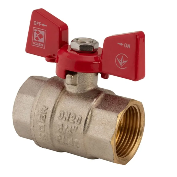 Кран кульовий Koer 3/4" ГГМ (KR.217) (KR0040) Кран кульовий Koer 3/4" ГГМ (KR.217) (KR0040)