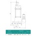 Насос дренажно-фекальний SHIMGE WVSD55F, Hmax=10 м, Qmax=300 л/хв.