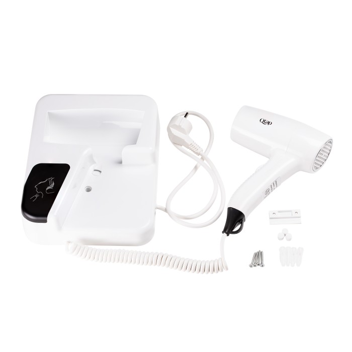 Фен із тримачем Qtap Pohodli 1200 Вт QTF1200RNP White (Pobut) Фен із тримачем Qtap Pohodli 1200 Вт QTF1200RNP White (Pobut)
