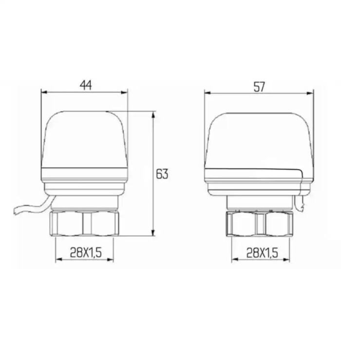 Сервопривод Icma 230V тип закритий №980 (NC) Сервопривод Icma 230V тип закритий №980 (NC)