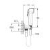 Гігієнічний душовий набір Grohe Tempesta-F Trigger Spray (26358000)