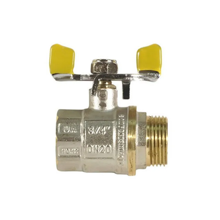 Кран кульовий СК 3/4" ГШМ YELLOW ART.607 (SK0102) Кран кульовий СК 3/4" ГШМ YELLOW ART.607 (SK0102)