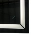 Дзеркало Zerix Kubix MR04-80x60-REVERSE з LED Touch, Anti-fog, димером, регулятором яскравості (ZX6054)