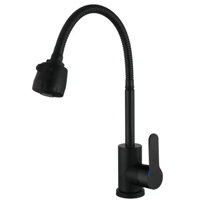 Змішувач для кухні Zerix DAX-011 Black Reflector з нерж. сталі SUS304 (ZX4822) Змішувач для кухні Zerix DAX-011 Black Reflector з нерж. сталі SUS304 (ZX4822)