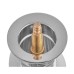 Донний клапан для раковини Koer PW-12-01 1 1/4''  без переливу автоматичний СLICK-СLACK (Колір хром) (KR5798)