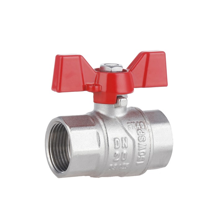 Кран кульовий Thermo Alliance Forte 3/4" ВР для води (метелик) SF602W20 Кран кульовий Thermo Alliance Forte 3/4" ВР для води (метелик) SF602W20
