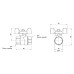 Кран кульовий Thermo Alliance Forte 3/4" ВР для води (метелик) SF602W20