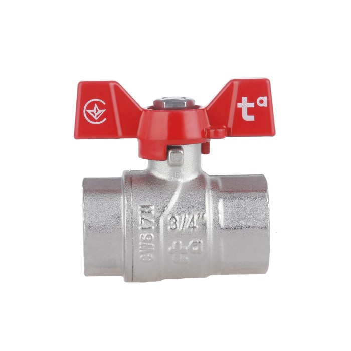Кран кульовий Thermo Alliance Forte 3/4" ВР для води (метелик) SF602W20 Кран кульовий Thermo Alliance Forte 3/4" ВР для води (метелик) SF602W20