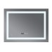 Дзеркало Mixxus WARM MR02-80x60-CASE з Led Touch, Anti-fog, димером, регулятором яскравості, годинником (MI6671)