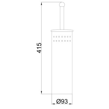 Йорж підлоговий Frap F902, хром