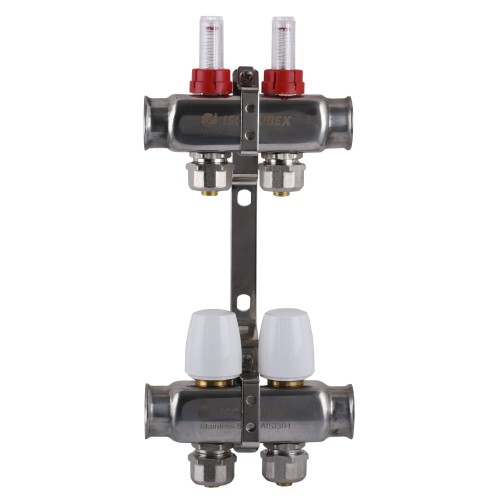 Колектор ISOLTUBEX SPAIN INOX AISI-304 нержавіюча сталь CO2  (1″х2)