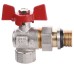 Кран кульовий кутовий з американкою WATERVALVE Q003  NV-V124 1/2″ ЗB