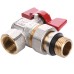 Кран кульовий кутовий з американкою WATERVALVE Q003  NV-V124 1/2″ ЗB