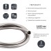 Шланг для ручного душу Qtap Hadice 1600 мм QTHADPVC160C Chrome