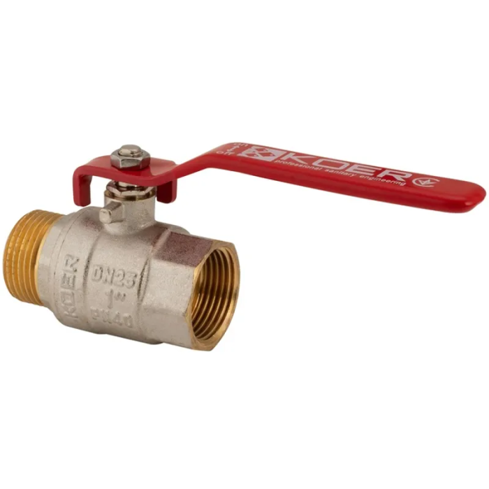 Кран кульовий Koer 1" ГШР (KR.215) (KR0029) Кран кульовий Koer 1" ГШР (KR.215) (KR0029)