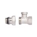 Кран радіаторний Thermo Alliance Base 1/2" ВЗ з антипротіканням прямий SD227W15