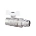 Кран кульовий "Американка" Thermo Alliance Forte 3/4" з антипротіканням прямий SF222W20