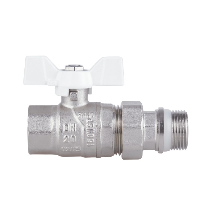 Кран кульовий "Американка" Thermo Alliance Forte 3/4" з антипротіканням прямий SF222W20
