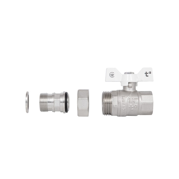 Кран кульовий "Американка" Thermo Alliance Forte 3/4" з антипротіканням прямий SF222W20
