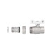 Кран кульовий "Американка" Thermo Alliance Forte 3/4" з антипротіканням прямий SF222W20