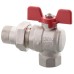 Кран з американкою Roho R106-100 - 1" кутовий (RO0091)