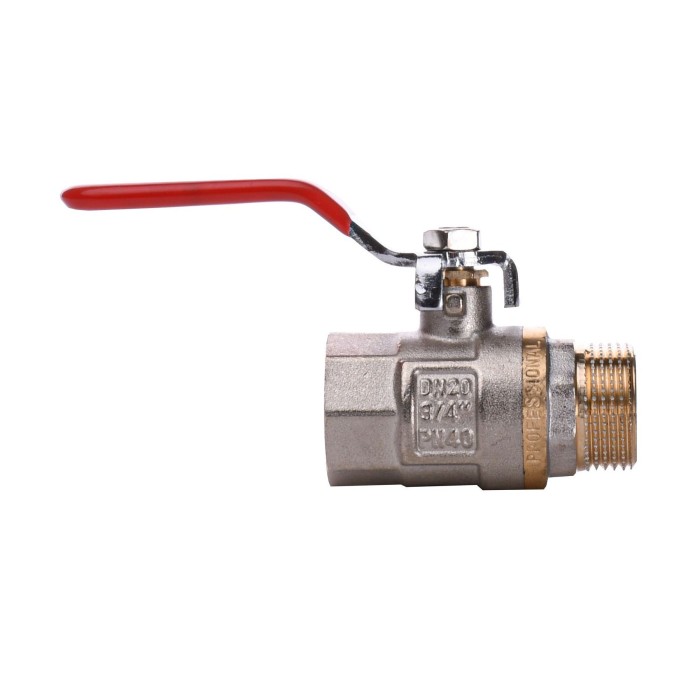 Кран кульовий прямий Q PROFESSIONAL 3/4″ ЗВ КР PN40 QP152 Кран кульовий прямий Q PROFESSIONAL 3/4″ ЗВ КР PN40 QP152