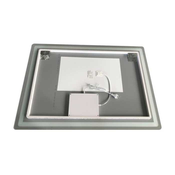 Дзеркало Zerix Mirra MR05-100x70 з LED Touch, Anti-fog, димером, регулятором яскравості (ZX6060) Дзеркало Zerix Mirra MR05-100x70 з LED Touch, Anti-fog, димером, регулятором яскравості (ZX6060)
