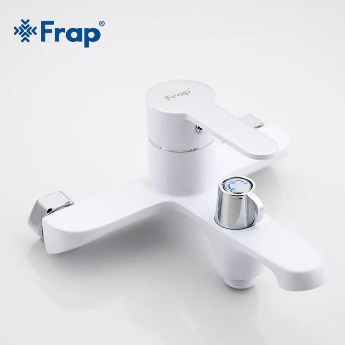Змішувач для ванни Frap F3241, білий/хром Змішувач для ванни Frap F3241, білий/хром