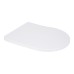 Сидіння для унітаза (Grand) 425х363х30 мм, White, з мікроліфтом Slim Duroplast, Quick Relase Qtap