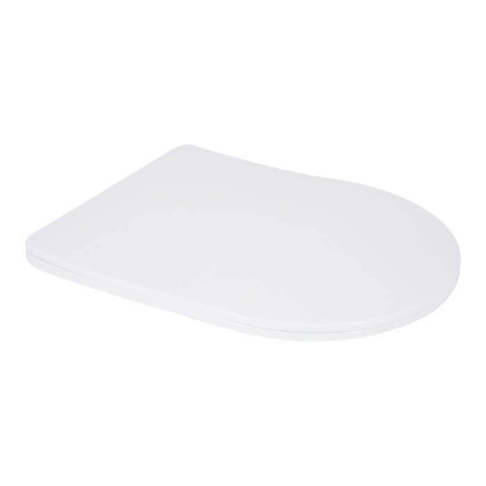 Сидіння для унітаза (Grand) 425х363х30 мм, White, з мікроліфтом Slim Duroplast, Quick Relase Qtap Сидіння для унітаза (Grand) 425х363х30 мм, White, з мікроліфтом Slim Duroplast, Quick Relase Qtap