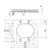 Сидіння для унітаза (Grand) 425х363х30 мм, White, з мікроліфтом Slim Duroplast, Quick Relase Qtap