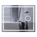 Дзеркало Mixxus Premium QUADRO MR20-100x80 з Led Touch, Anti-fog, димером, регулятором яскравості, лінзою (MP6623)