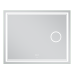 Дзеркало Mixxus Premium QUADRO MR20-100x80 з Led Touch, Anti-fog, димером, регулятором яскравості, лінзою (MP6623)