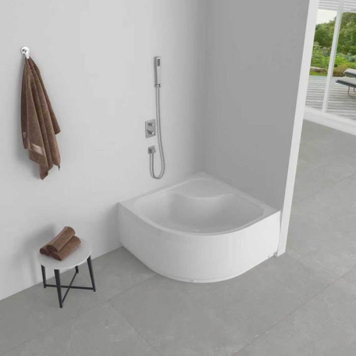 Душовий піддон високий Mixxus Strong ST01-90x90x40 з сифоном напівкруглий діаметр зливу 52 мм (MI8160) Душовий піддон високий Mixxus Strong ST01-90x90x40 з сифоном напівкруглий діаметр зливу 52 мм (MI8160)