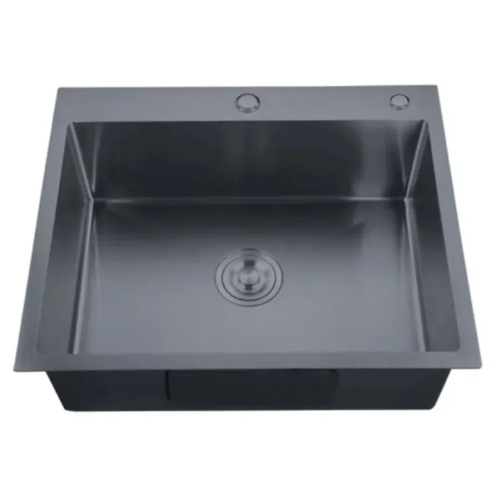 Мийка з нерж. сталі ZERIX ZH6050-215 NANO-BLACK (3.0/0.8) (MX1586) Мийка з нерж. сталі ZERIX ZH6050-215 NANO-BLACK (3.0/0.8) (MX1586)