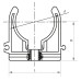 Кріплення для PPR труби 20 Koer K0074.PRO (KP0089)