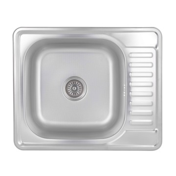 Кухонна мийка Brinex 5848 0,8 мм Micro Decor (BRIN5848MDEC08)