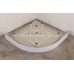 Душова кабіна з низьким піддоном Mixxus PLAIN SCT02-100x100x195-FB SATIN матове скло 4мм (MI6897)