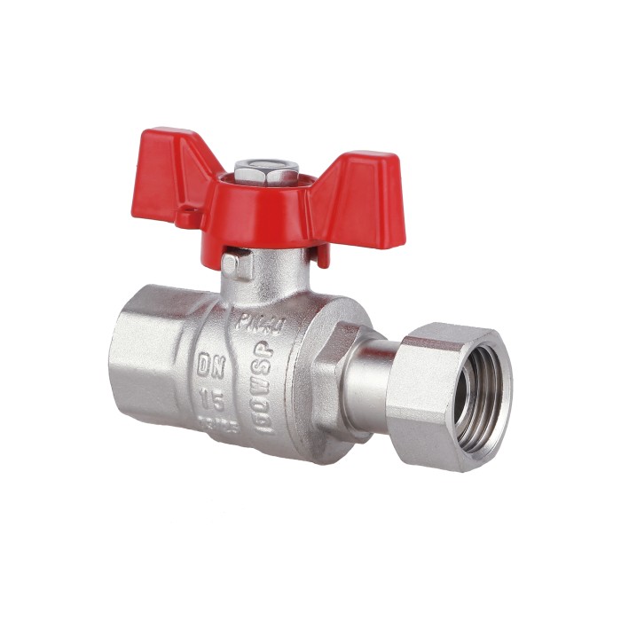 Кран кульовий з накидною гайкою Thermo Alliance Forte 1/2"х ВР для води прямий SF260W15 Кран кульовий з накидною гайкою Thermo Alliance Forte 1/2"х ВР для води прямий SF260W15