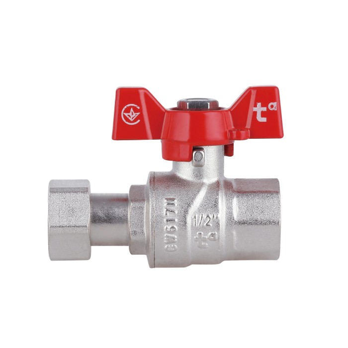 Кран кульовий з накидною гайкою Thermo Alliance Forte 1/2"х ВР для води прямий SF260W15 Кран кульовий з накидною гайкою Thermo Alliance Forte 1/2"х ВР для води прямий SF260W15
