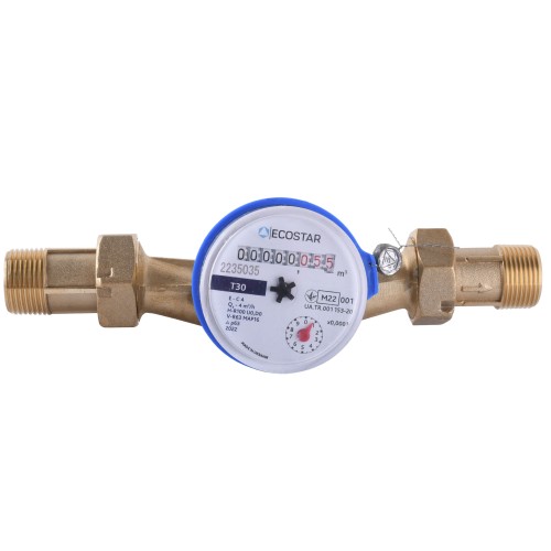 Лічильник холодної води ECOSTAR DN20 3/4″  L130 E-C 4,0