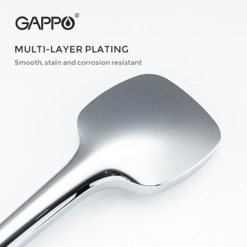 Ручний душ GAPPO G001, 3-режим, білий/хром